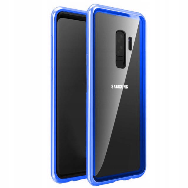 Etui Magnetyczne Aluminiowe - Samsung Galaxy S9 — szkło 0,7 mm