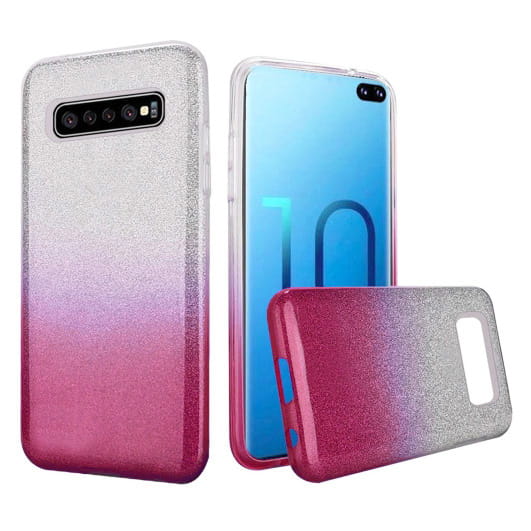 Silikonowe Etui Glitter Case - Samsung S10+