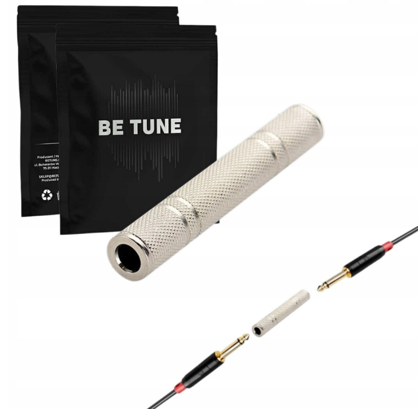 Złączka / Adapter Betune® Jack 6,3mm Żeński do Jack 6,3mm Żeński 