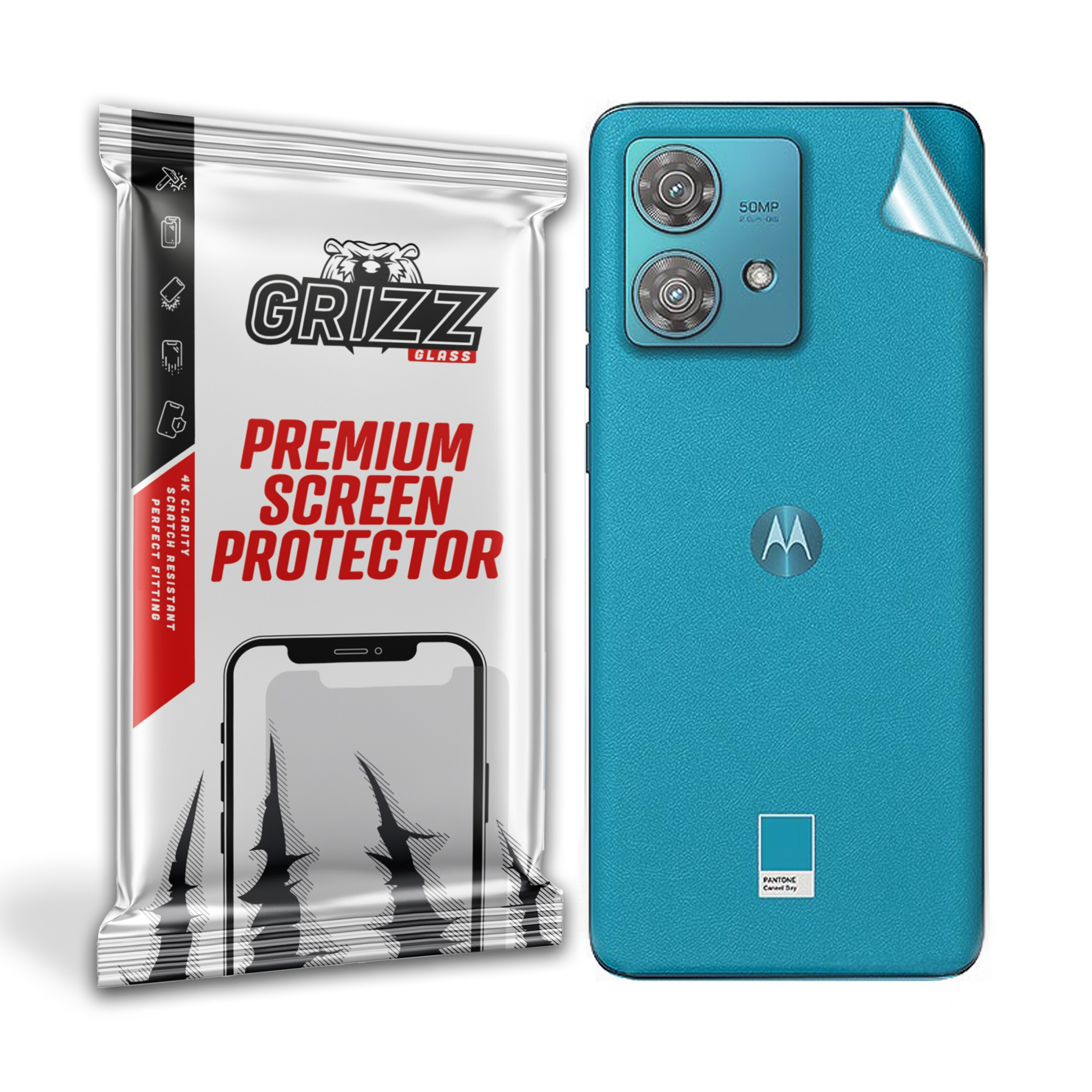 Folia na tył GrizzGlass SatinSkin do Motorola Edge 40 Neo - satynowa ochrona