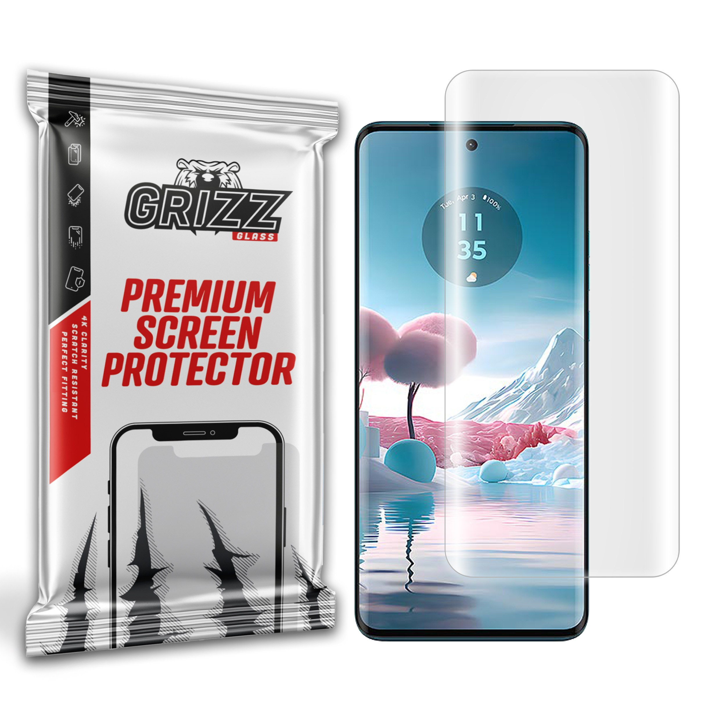Folia hydrożelowa GrizzGlass do Motorola Edge 40 Neo - ochrona i klarowność