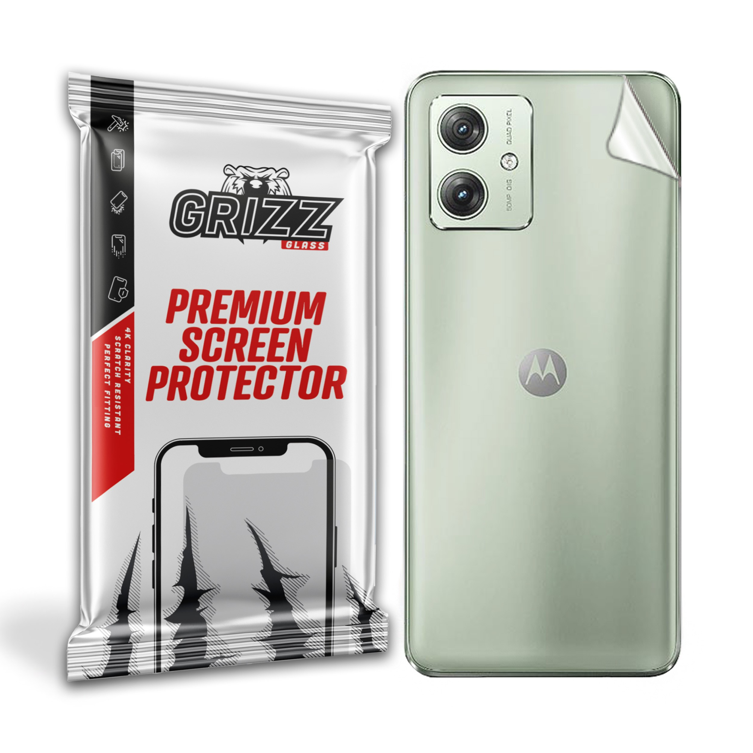 Folia na tył GrizzGlass SatinSkin do Motorola Moto G54