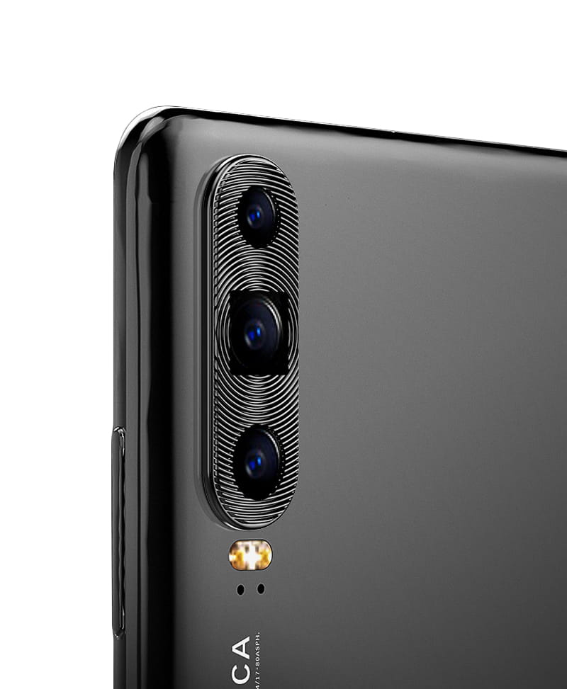 Karbonowa Osłona na Obiektyw Aparatu - Huawei P30