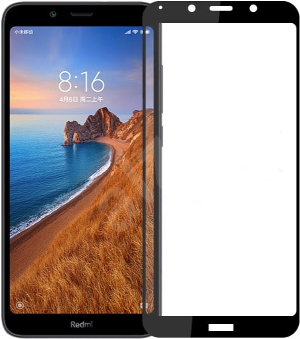 Szkło Hartowane Full Glue Slim - Xiaomi Redmi 7A