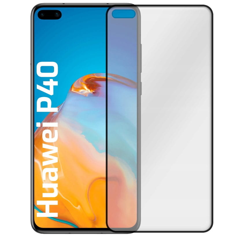Matte Glass® - Matowe Szkło Hybrydowe 5D do Huawei P40 - mniej odblasków, pełna ochrona