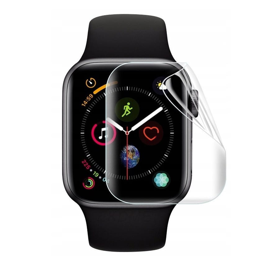 Hydrogel Folia Ochronna do Apple Watch 4/5/6/SE — pełna ochrona ekranu 44 mm