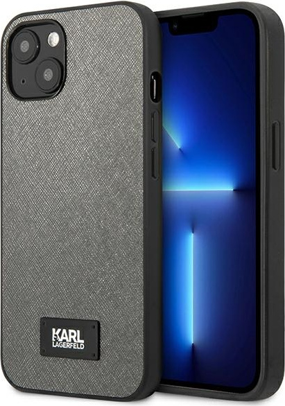 Etui Karl Lagerfeld KLHCP13MSFMP2DG - hardcase Saffiano dla iPhone 13