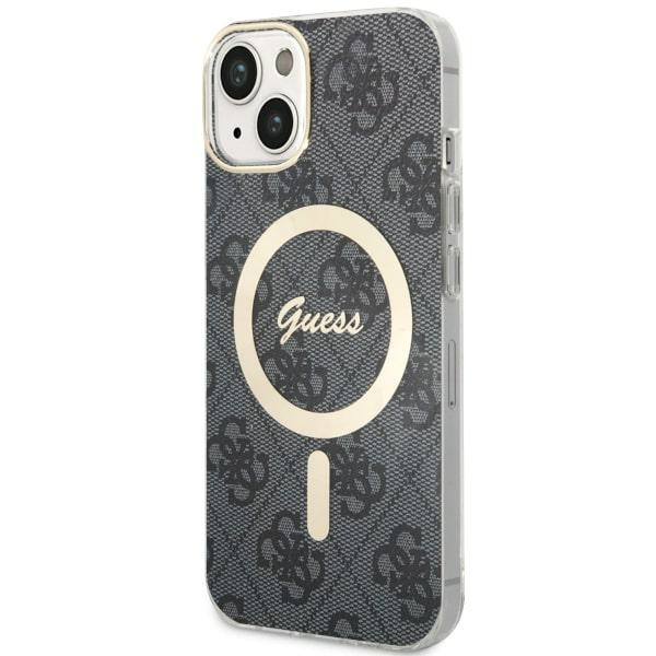 Etui Guess GUHMP14MH4STK Apple iPhone 14 Plus / 15 Plus czarny/black hardcase 4G MagSafe
