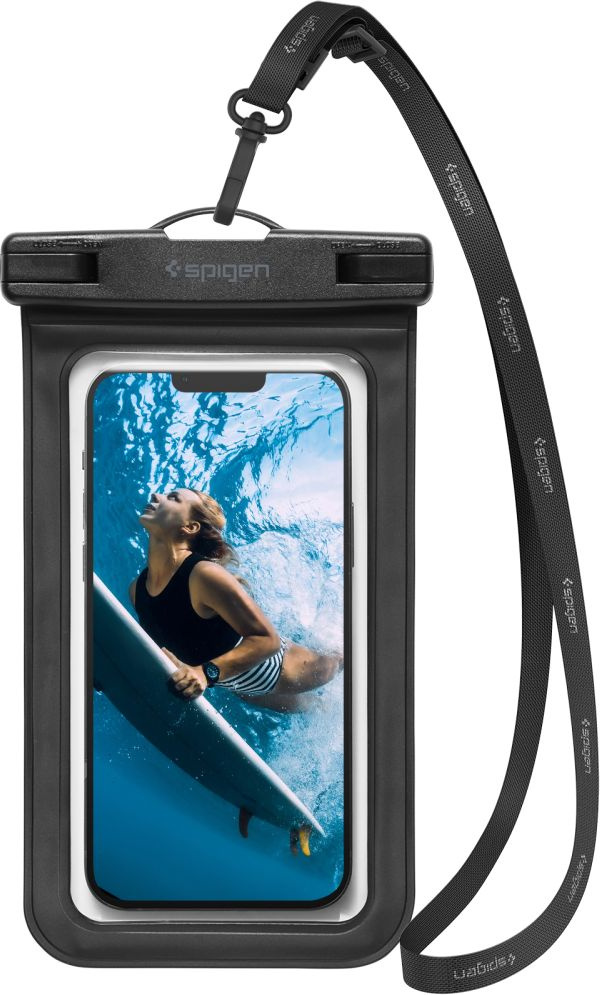 Uniwersalne wodoszczelne etui Spigen A601 Universal Waterproof Case Black