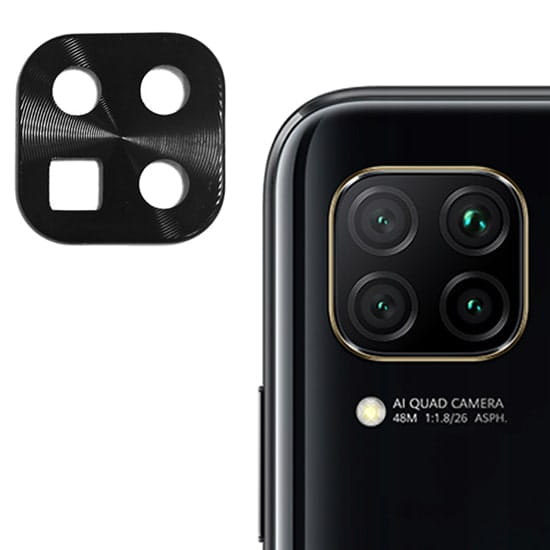 Karbonowa Osłona na Obiektyw Aparatu - Huawei P40 Lite (6,4")