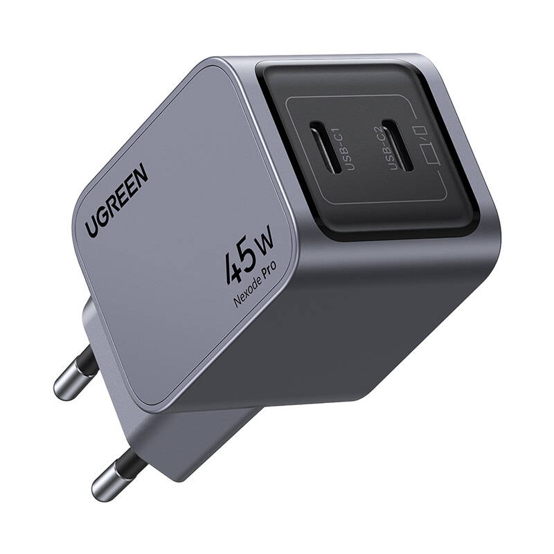 Ładowarka sieciowa UGREEN Nexode Pro 45W — kompaktowe ładowanie 2x USB‑C