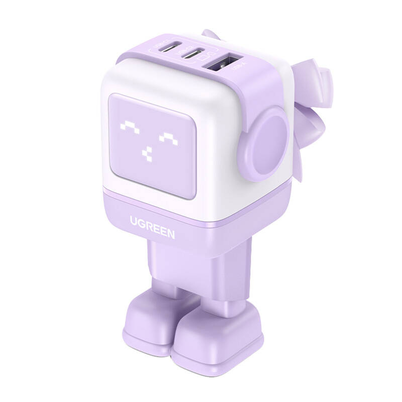 Ładowarka UGREEN Nexode Robot 65W — 3 porty, szybkie ładowanie