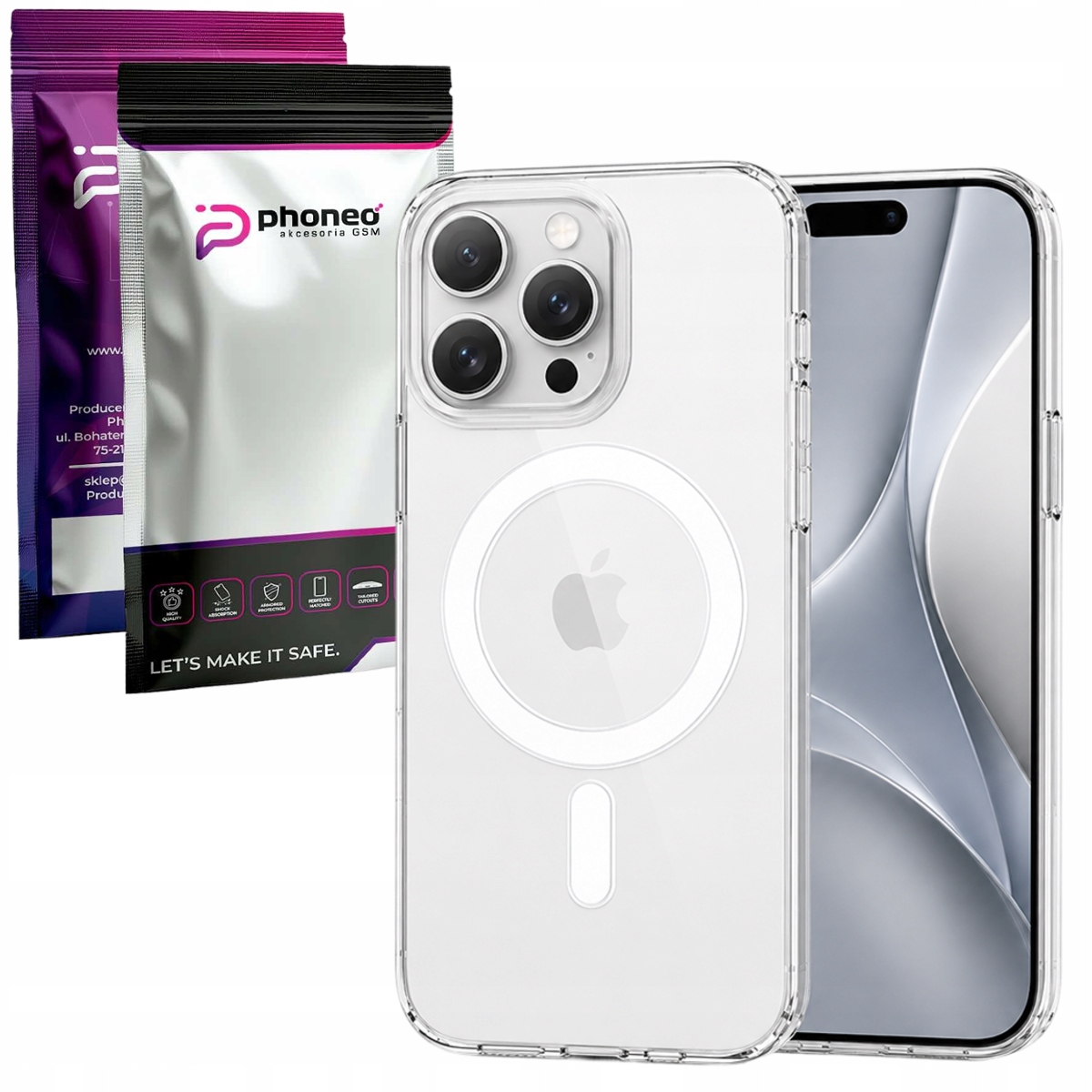 Etui Phoneo Crystal Mag do MagSafe - Apple iPhone 16 Pro