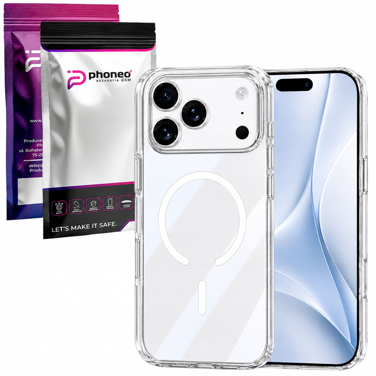 Etui Phoneo Crystal Mag do MagSafe - Apple iPhone 17 Pro