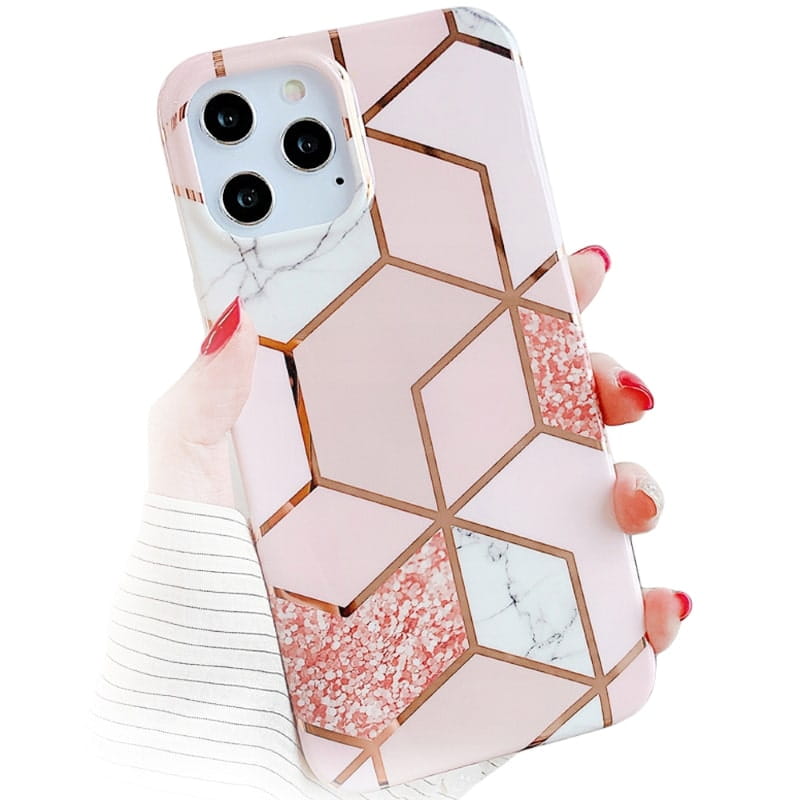 Etui Marble Gold Case - ochrona i styl dla iPhone 12 Pro Max