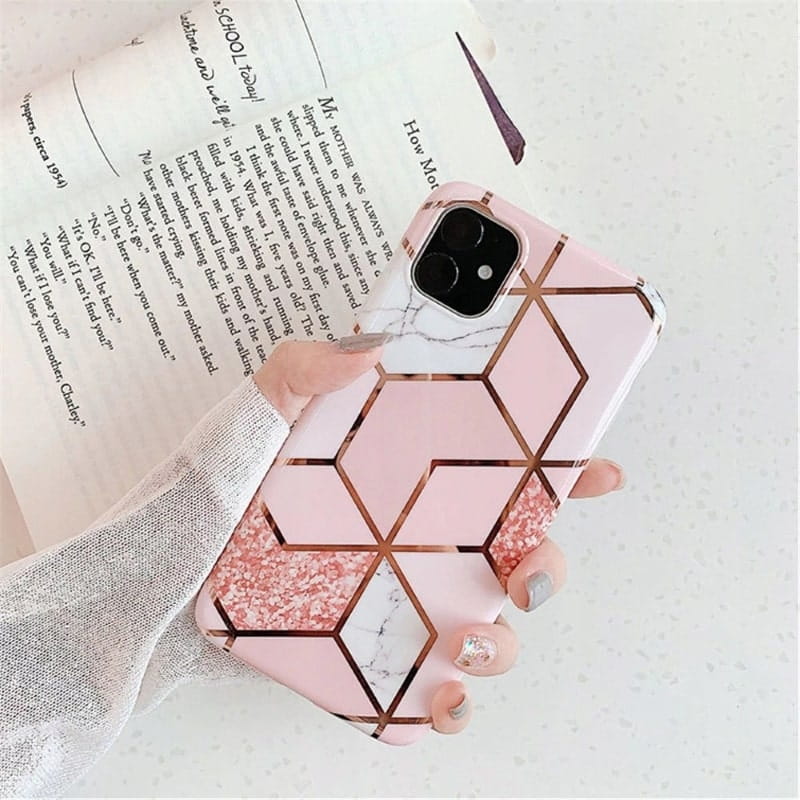 Etui Marble Gold Case iPhone 12 Mini (5,4")