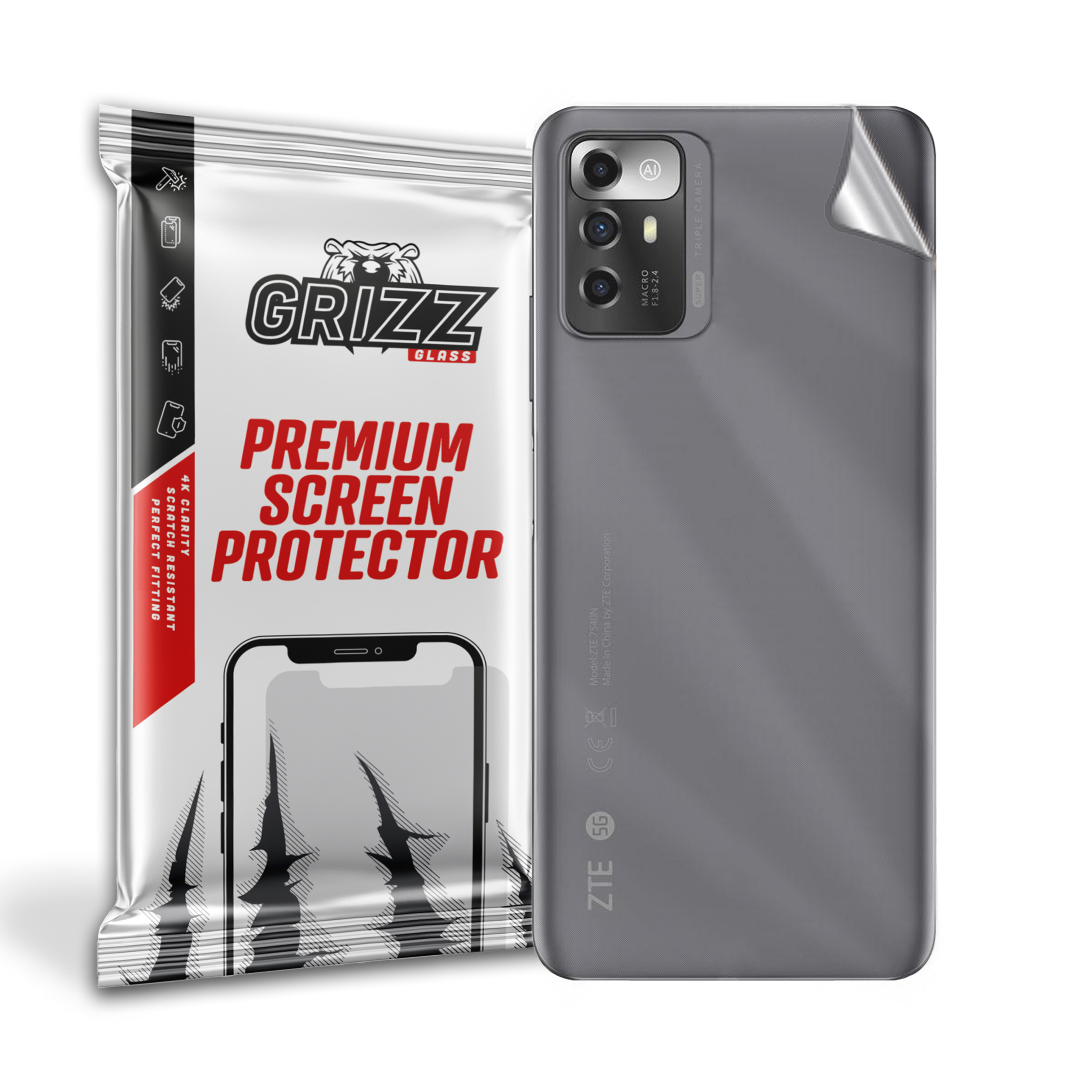 Folia na tył GrizzGlass SatinSkin do Apple iPhone 11