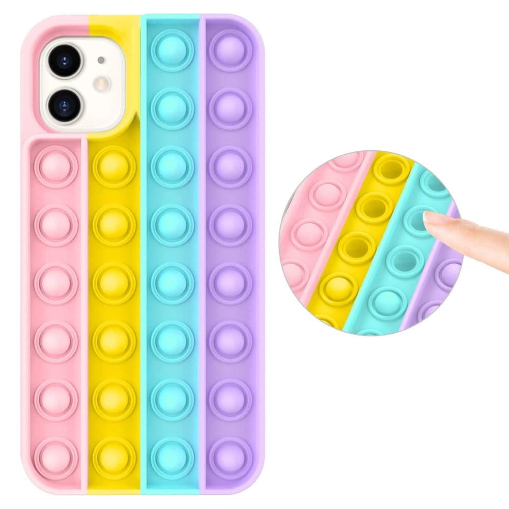 Etui Antystresowe Bubble Pop It - iPhone 12 Mini (5,40")