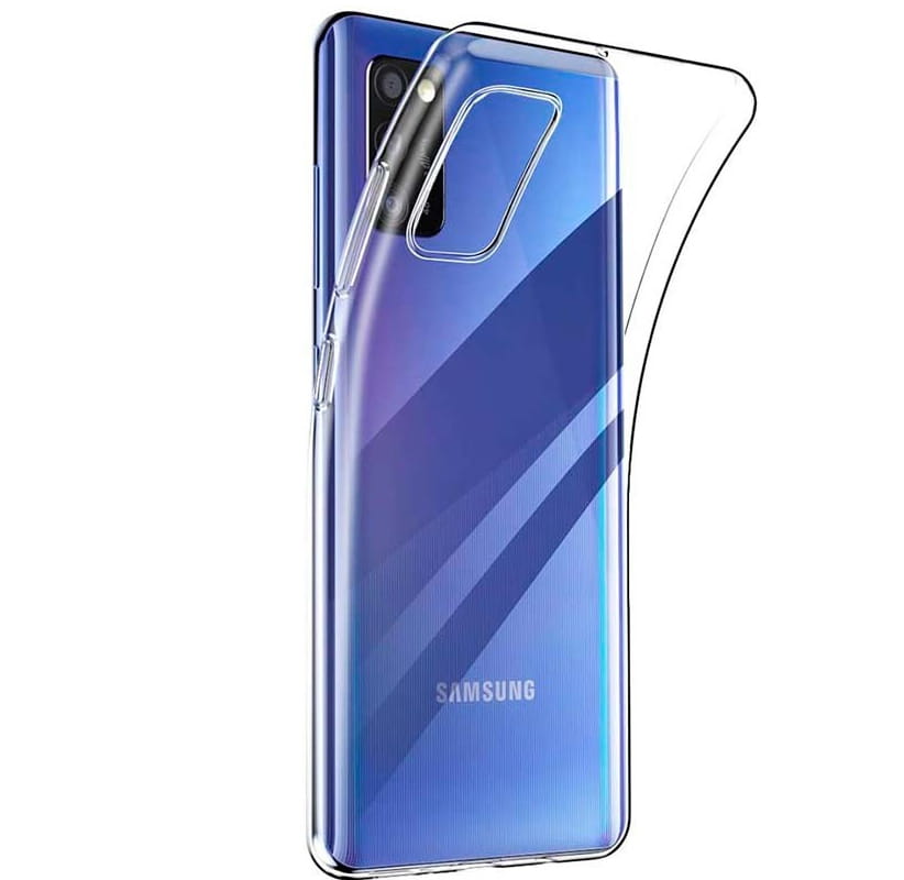 Silikonowe Etui Crystal Case - Samsung Galaxy A41 - krystalicznie przezroczyste