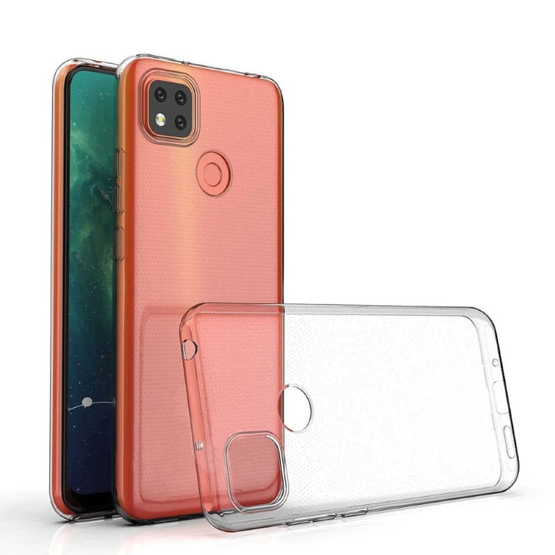 Silikonowe Etui Crystal Case - Xiaomi Redmi 9C - przezroczysta ochrona