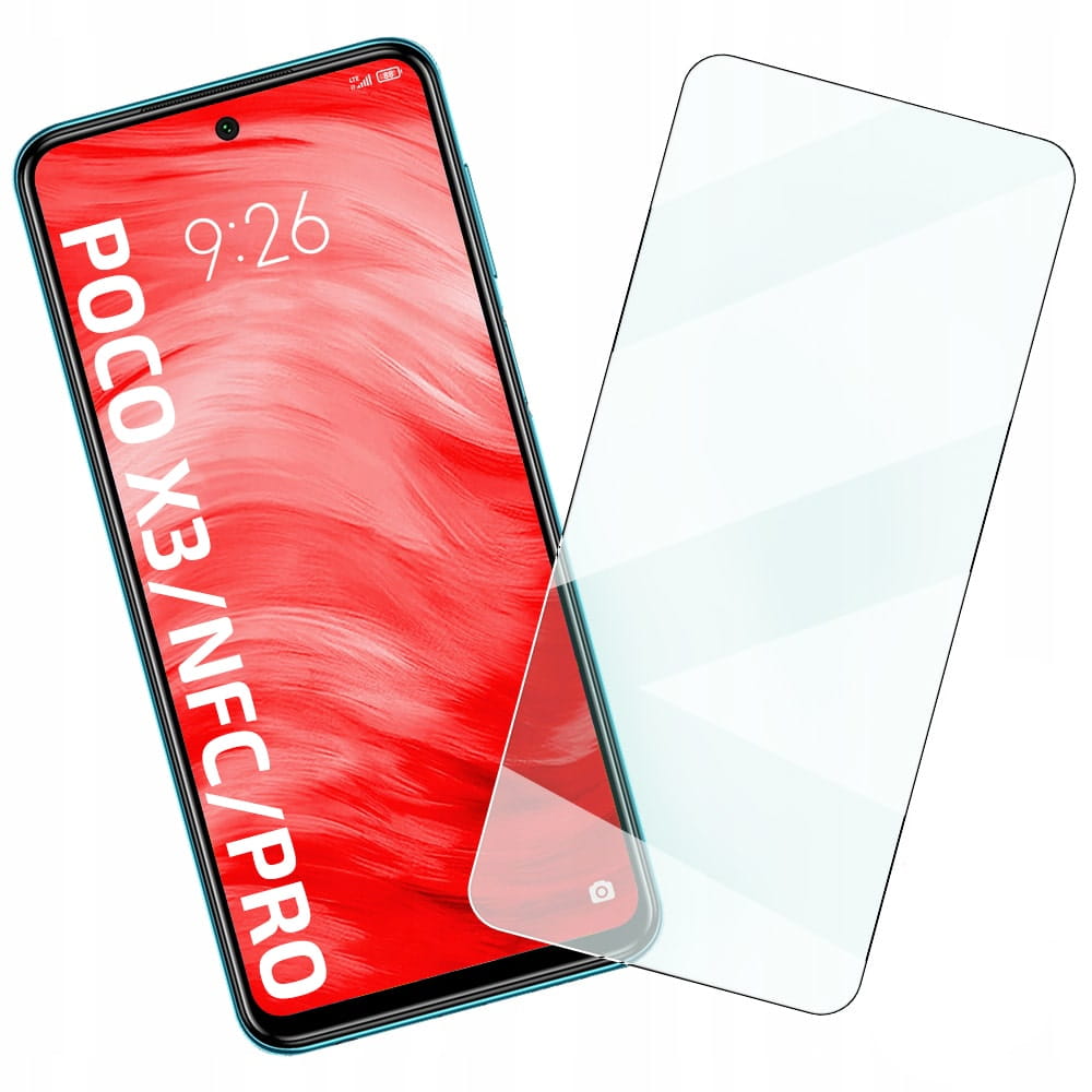Szkło Hartowane 9H (2,5D) — ochrona ekranu Xiaomi POCO X3 / X3 Pro