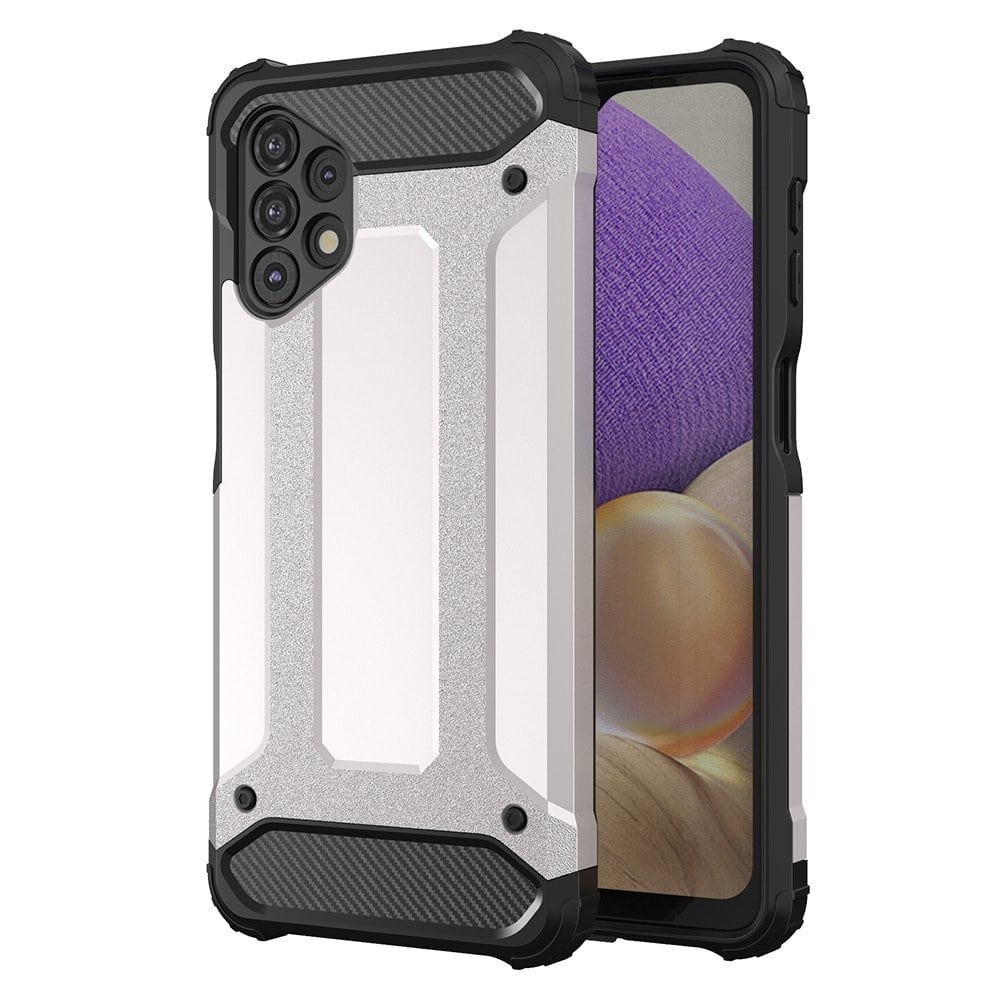 Pancerne Etui Armor - Samsung Galaxy A32 4G - Srebrny