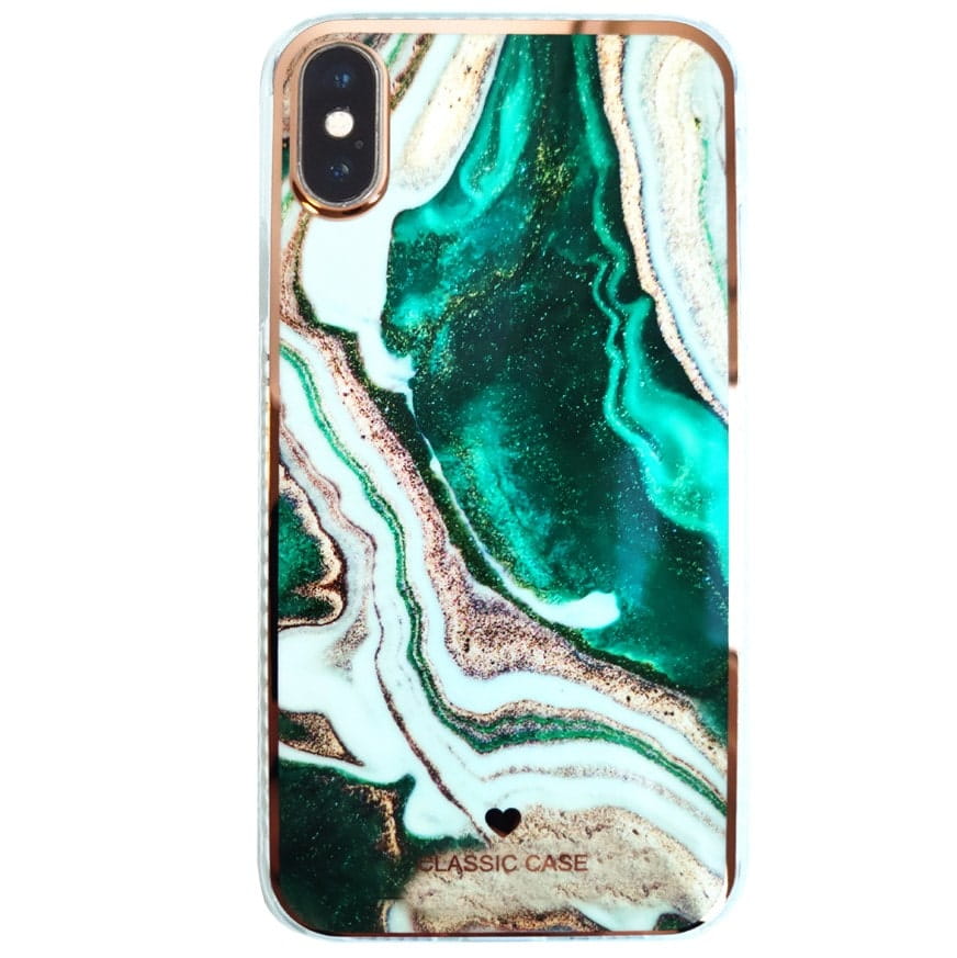 Etui Marble New Green Case iPhone X / XS