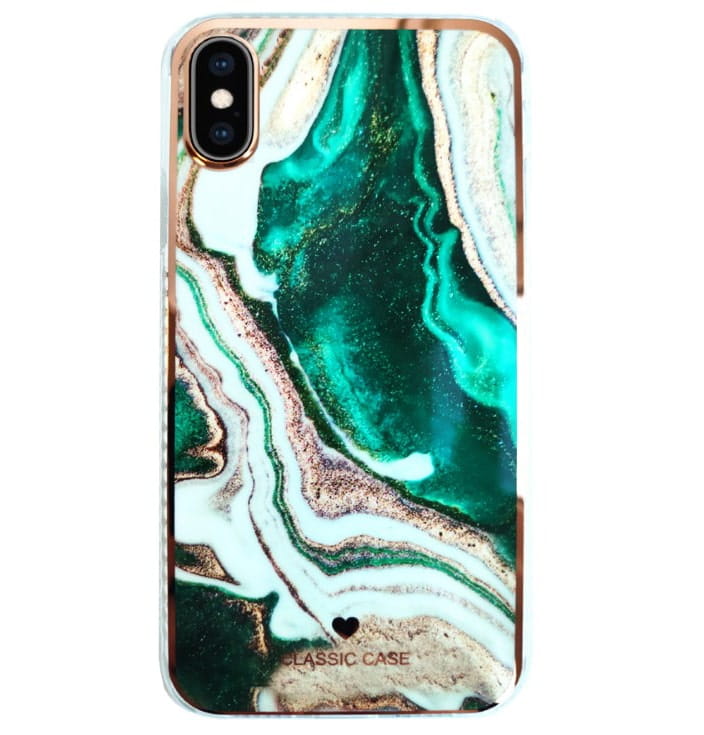 Etui Marble New Green Case iPhone XS Max
