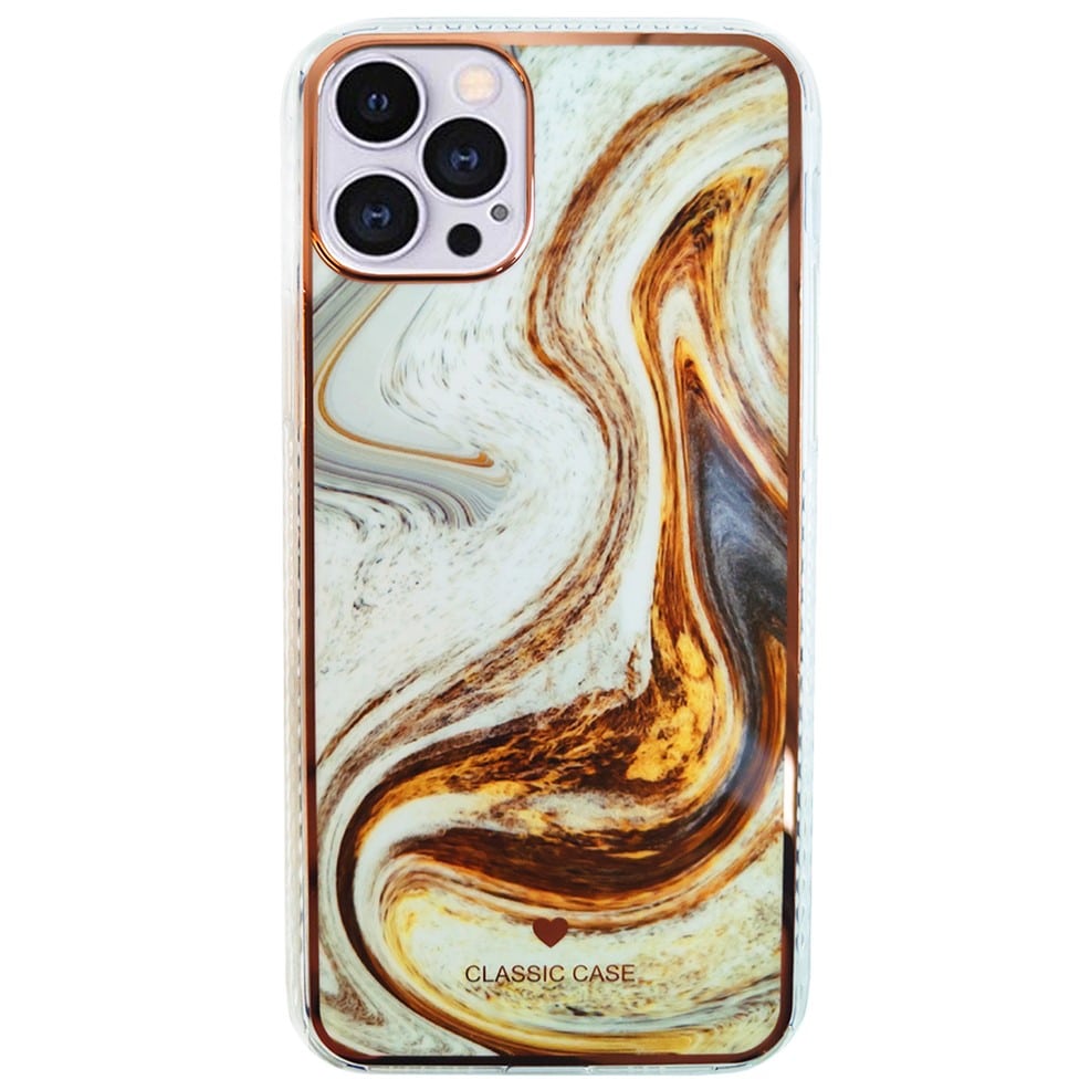 Etui Marble New Gold Case iPhone 12 Pro