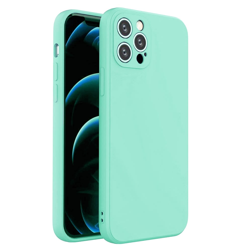 Liquid Soft Silicone - iPhone 13 Pro - Miętowy — miękka ochrona