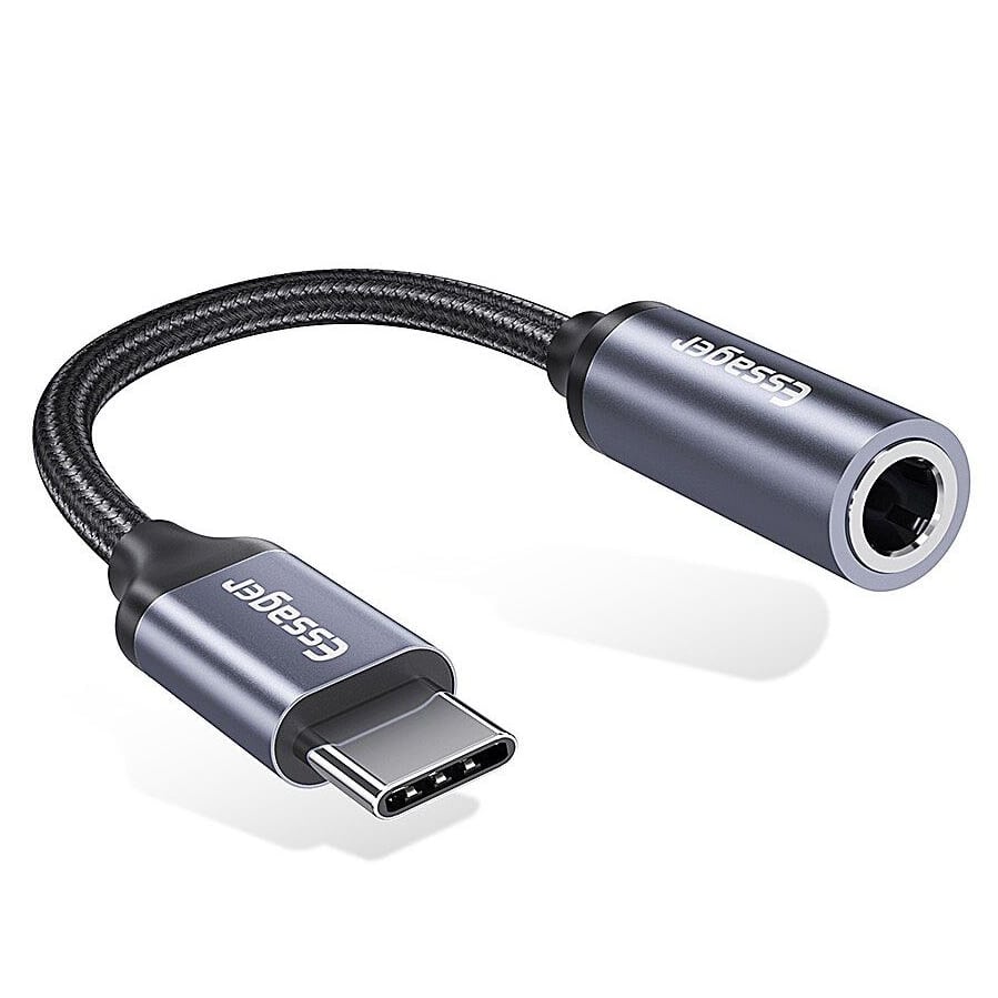 Essager Adapter AUX Mini Jack do USB-C z DAC 