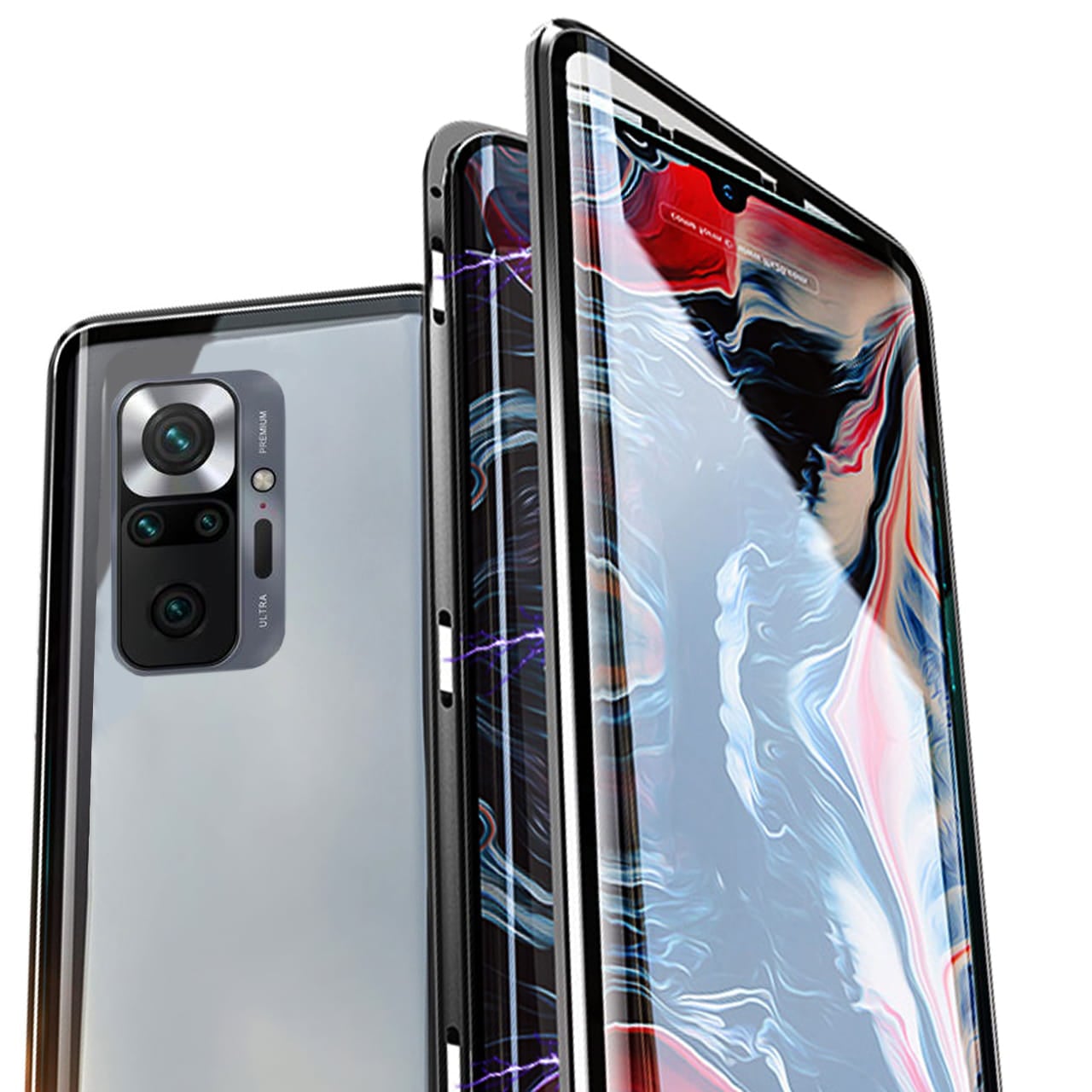 Etui Magnetyczne Dual Magneto - Xiaomi Redmi Note 10 / 10S