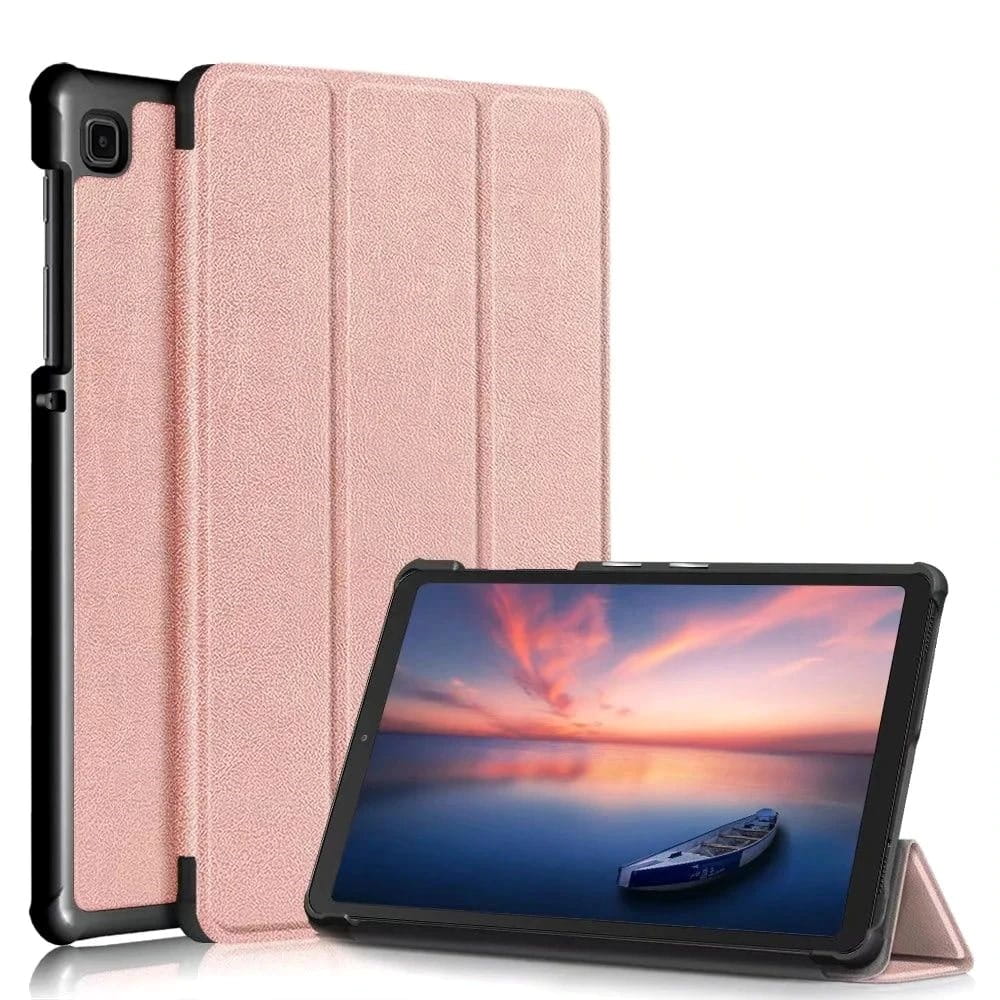 Etui Skórzane - Samsung Galaxy Tab A7 Lite 8.7 2021 - Gold Rose