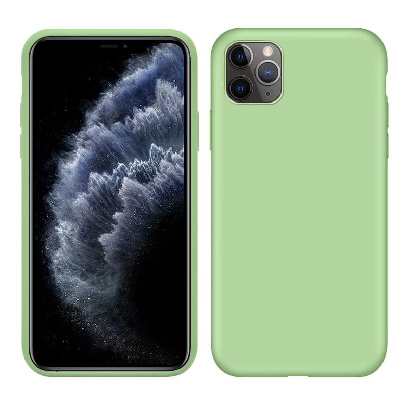 Liquid Soft Silicone - iPhone 11 Pro - Jasnozielony