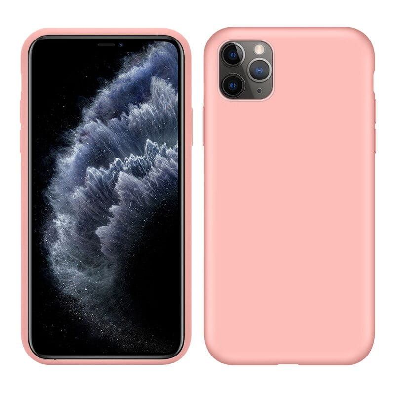 Liquid Soft Silicone - iPhone 11 Pro Max (6,5") - Różowy - miękki silikon i ochrona