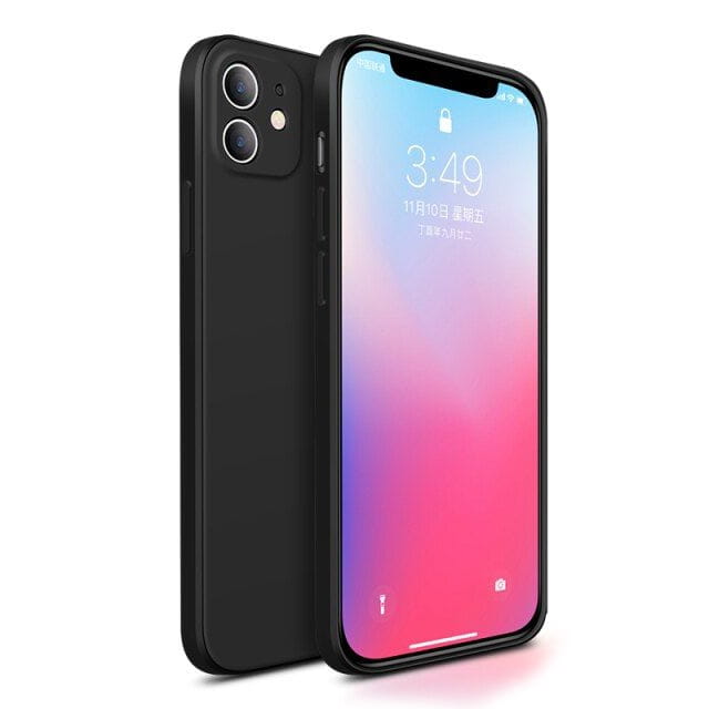 Liquid Soft Silicone - iPhone 12 Mini - Czarny