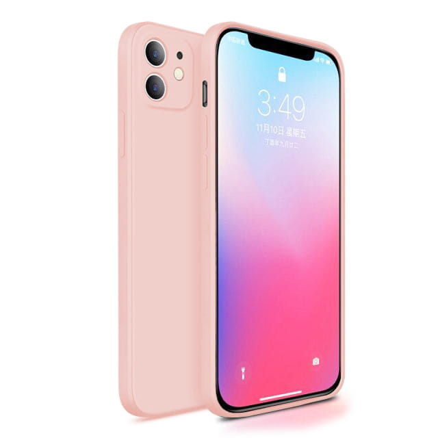 Liquid Soft Silicone - iPhone 12 Mini (5,4") - Różowy