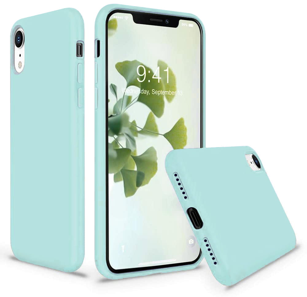 Etui Liquid Soft Silicone - Apple iPhone XR - Miętowy