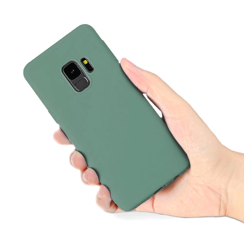 Etui Liquid Soft Silicone - Samsung Galaxy S9 - Zielony