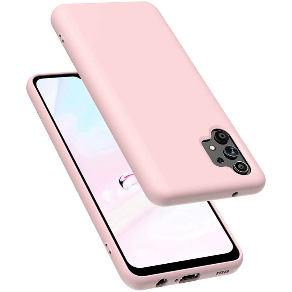 Etui Liquid Soft Silicone - Samsung Galaxy A32 5G - Różowy