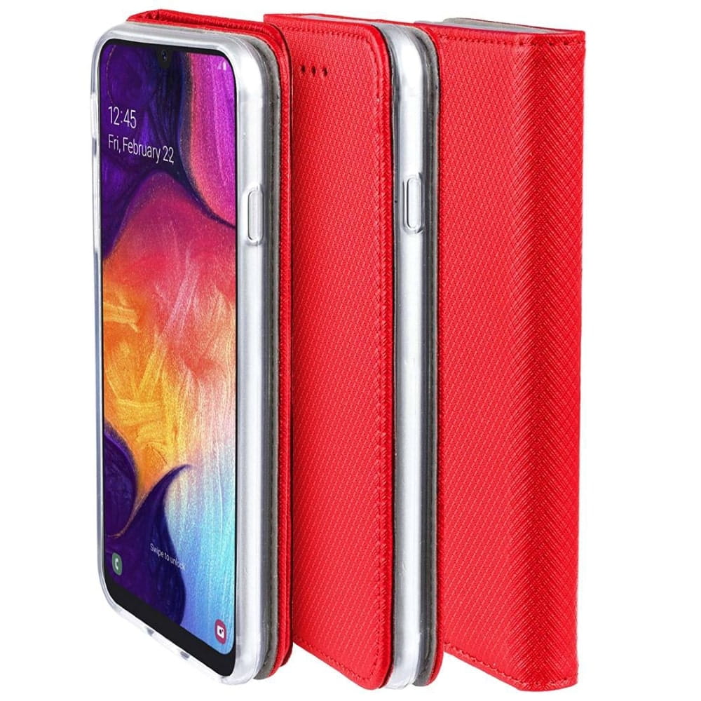 Flip Cover - Magnetyczne Etui Książkowe - Xiaomi Mi 10T Lite (5G) - Czerwony