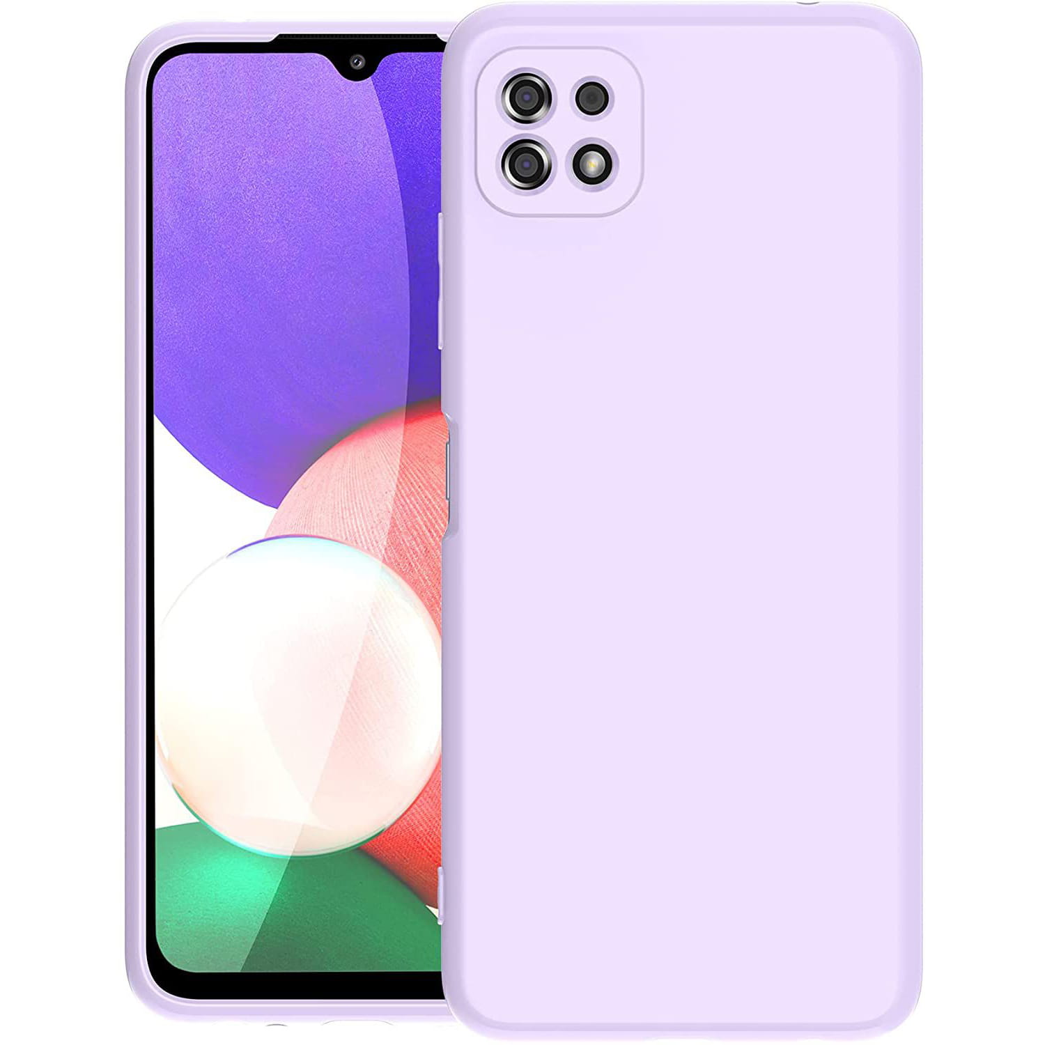 Etui Liquid Silicone - Samsung Galaxy A22 5G - Lawendowy