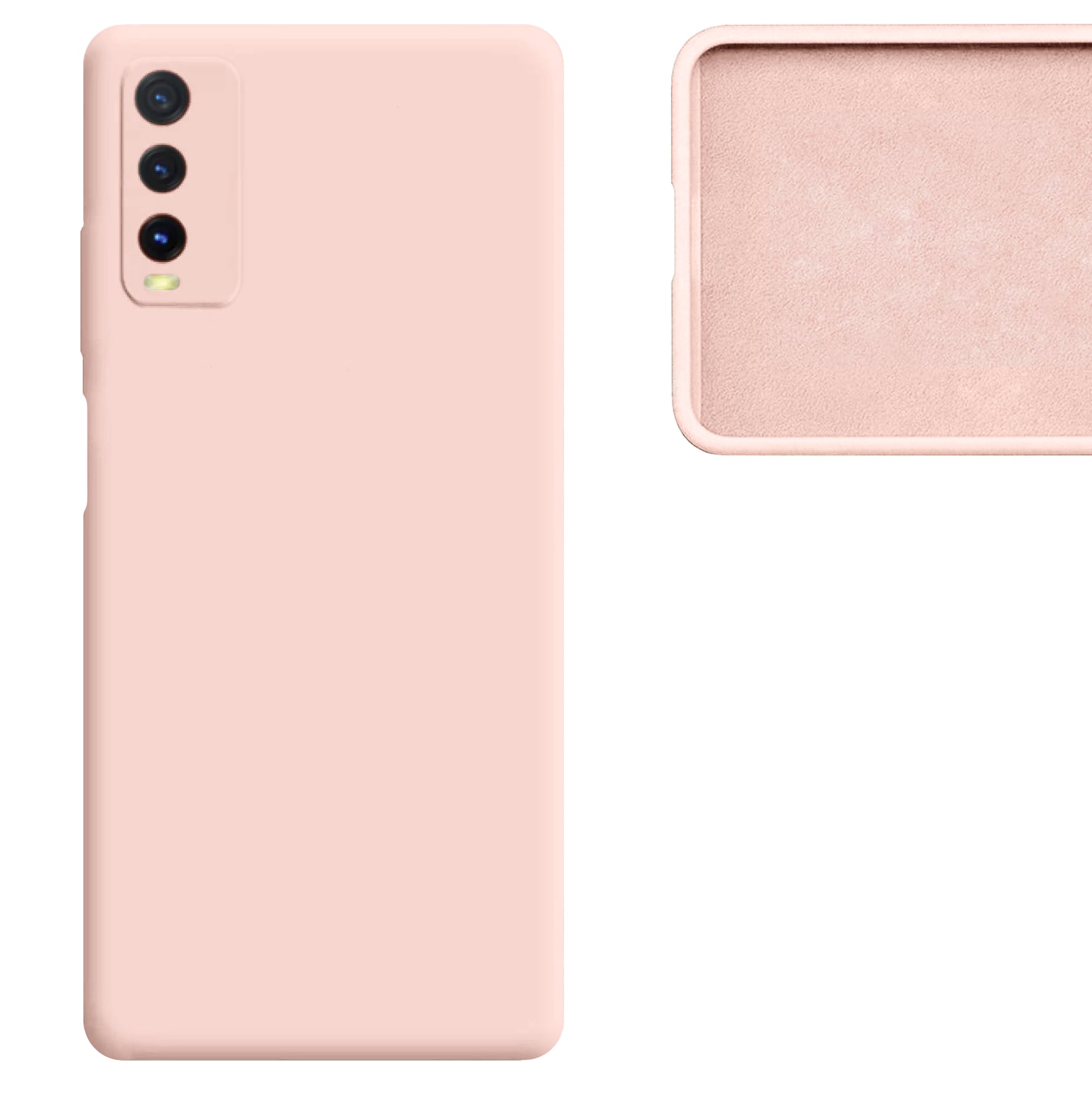 Etui Liquid Silicone - Vivo Y11S / Y20S - Różowy