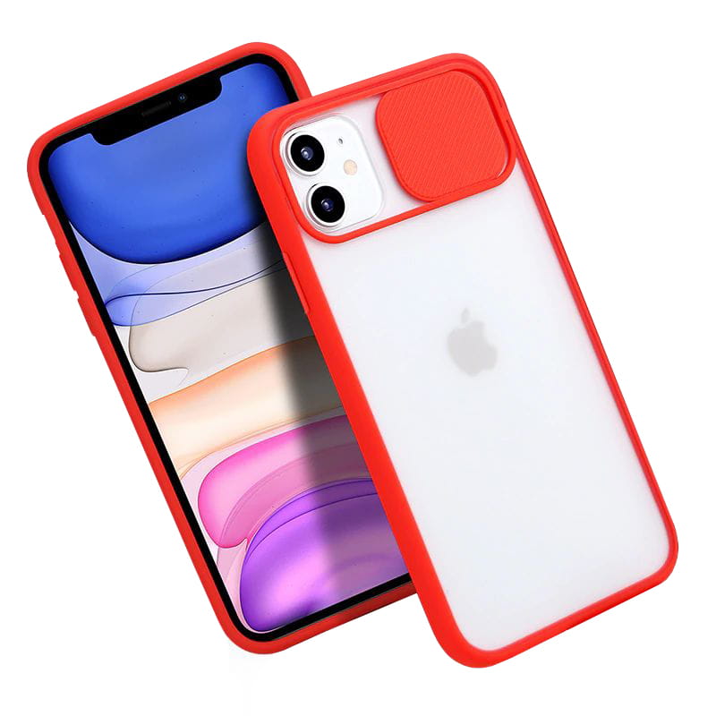 Etui Camera Cover Case - iPhone 11 (6,1") - Czerwony