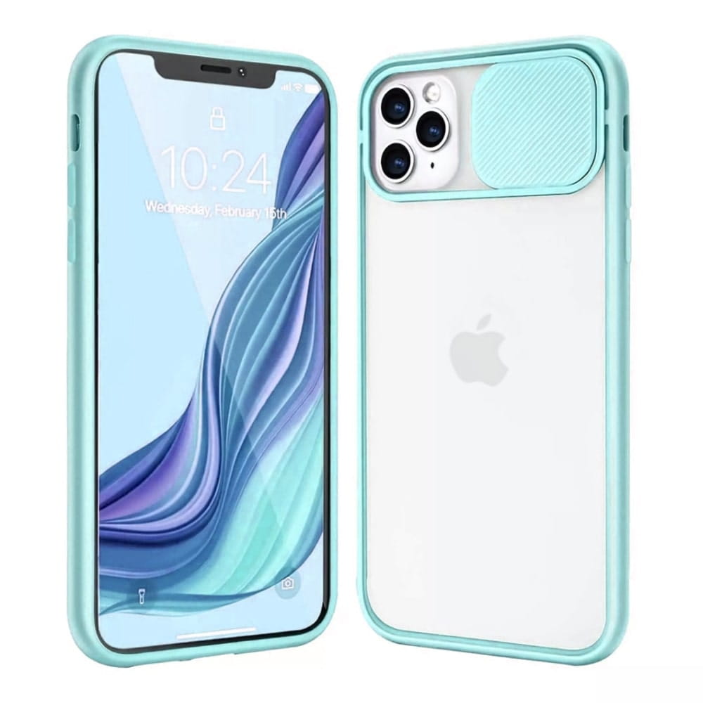 Etui Camera Cover Case - iPhone 11 Pro Max (6,5") - Miętowy