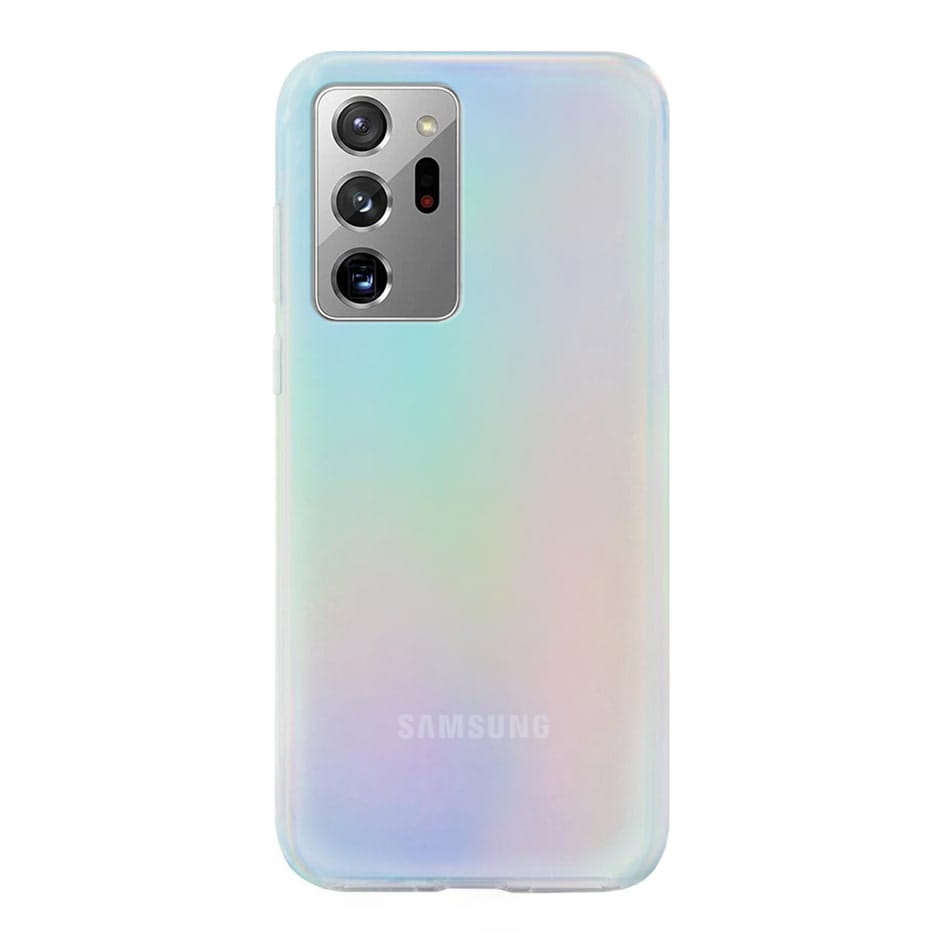 Etui Silikonowe Holo - ochrona i holograficzny połysk dla Note 20 Ultra