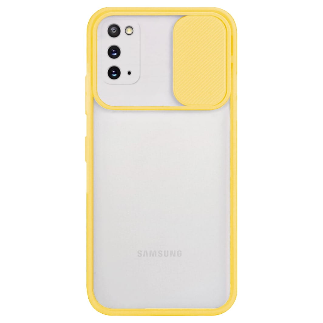 Etui Camera Cover Case - Samsung Galaxy S20 - Żółty