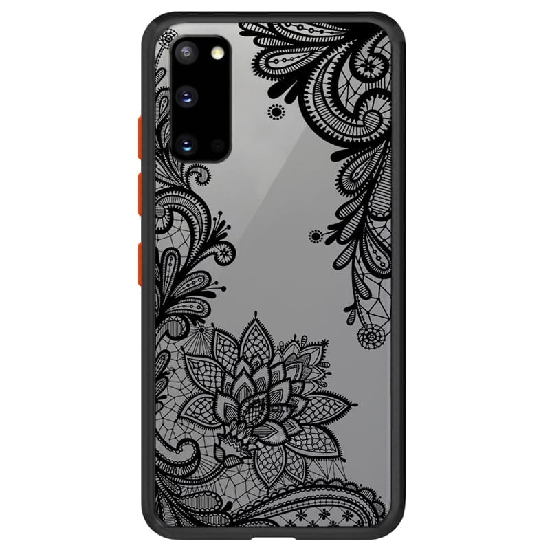 Etui w Kwiatowe, Koronkowe Ornamenty Samsung Galaxy S20 (6,2")