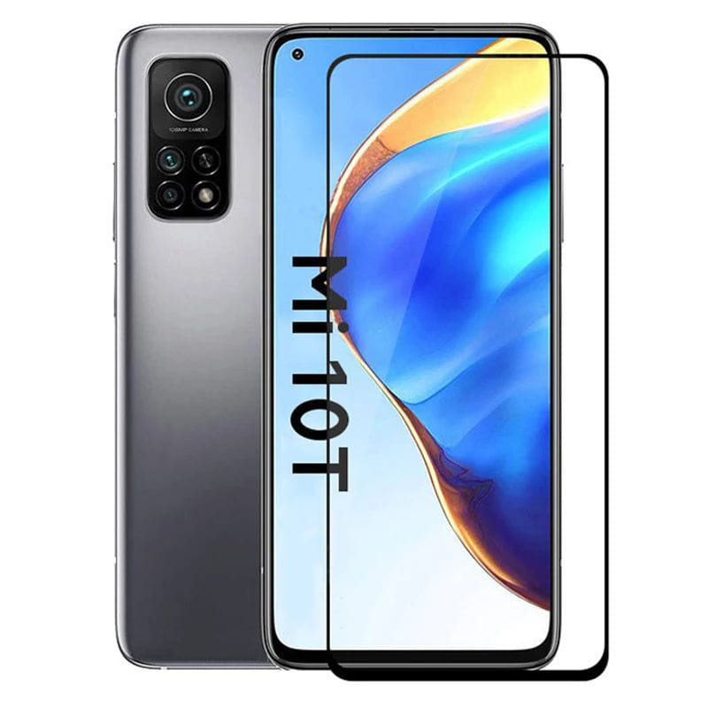 Szkło Hartowane Full Glue Slim - Xiaomi Mi 10T / Mi 10T Pro — cienka ochrona 9H