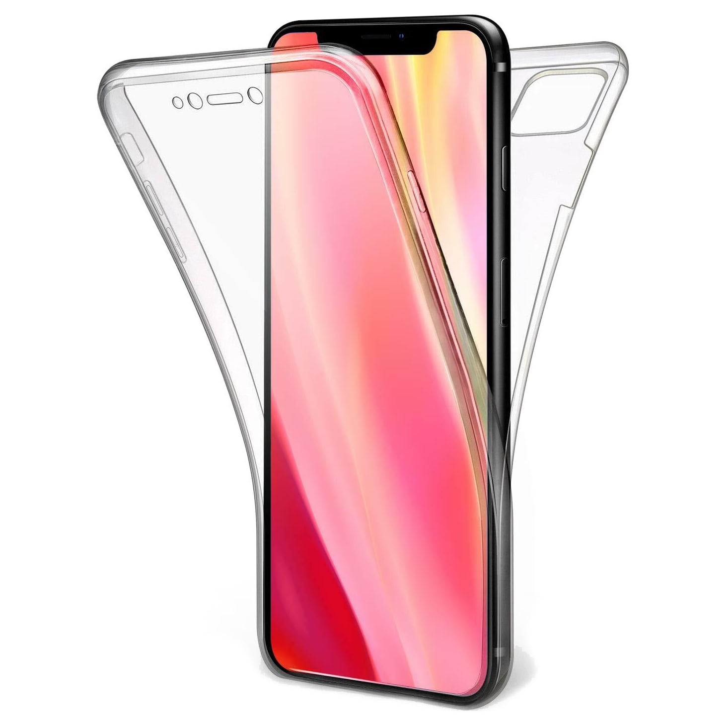Etui Silikonowe 360° Apple iPhone 11 Pro Max (6,5") — ochrona przód i tył